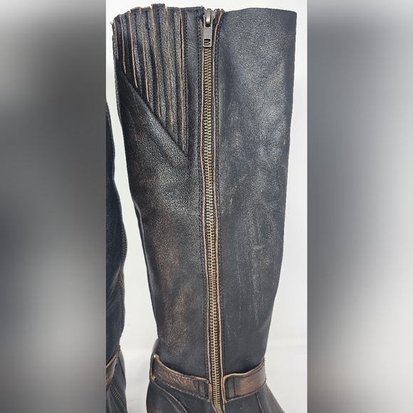 Freebird Women's Holland Distressed Brown Western Round Toe Tall Boots Size 8 - Picture 5 of 16